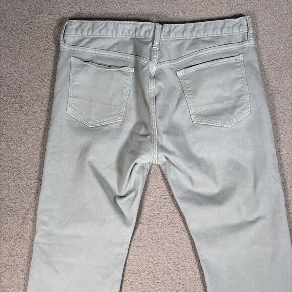 Banana Republic Performance Jeans Men’s Size 34x32 Fit 34x29 Powder Blue Denim - Picture 12 of 13